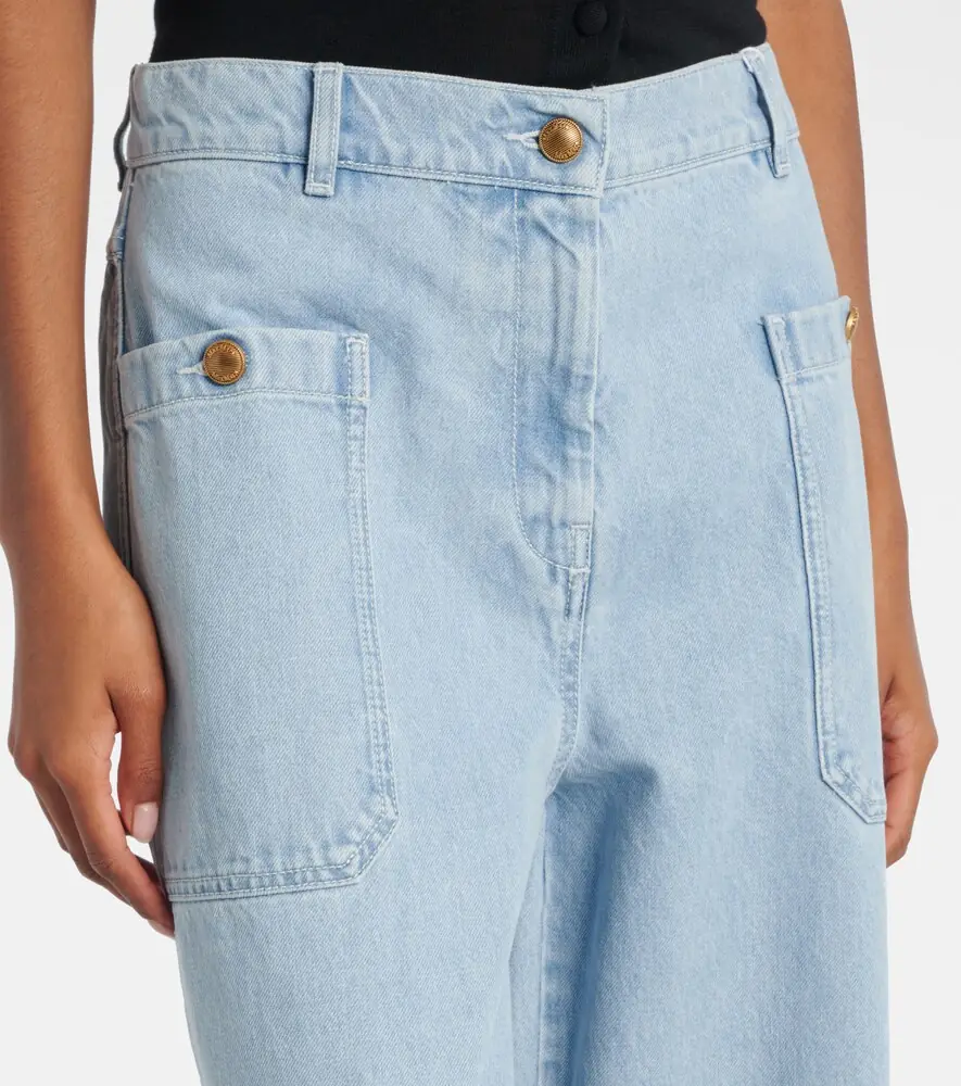 Max Mara Pugnale high-rise wide-leg jeans | Thumbnail 7 Max Mara Pugnale high-rise wide-leg jeans | Thumbnail 7