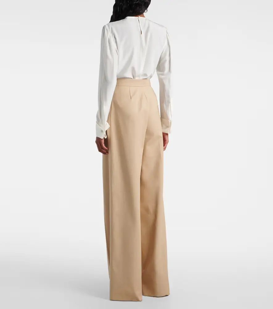 Max Mara Cotton-blend wide-leg pants | Thumbnail 2 Max Mara Cotton-blend wide-leg pants | Thumbnail 2
