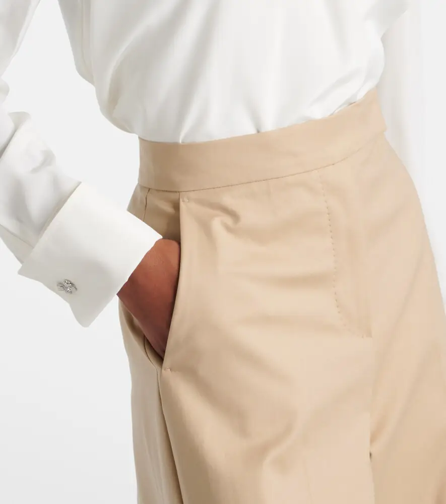 Max Mara Cotton-blend wide-leg pants | Thumbnail 3 Max Mara Cotton-blend wide-leg pants | Thumbnail 3