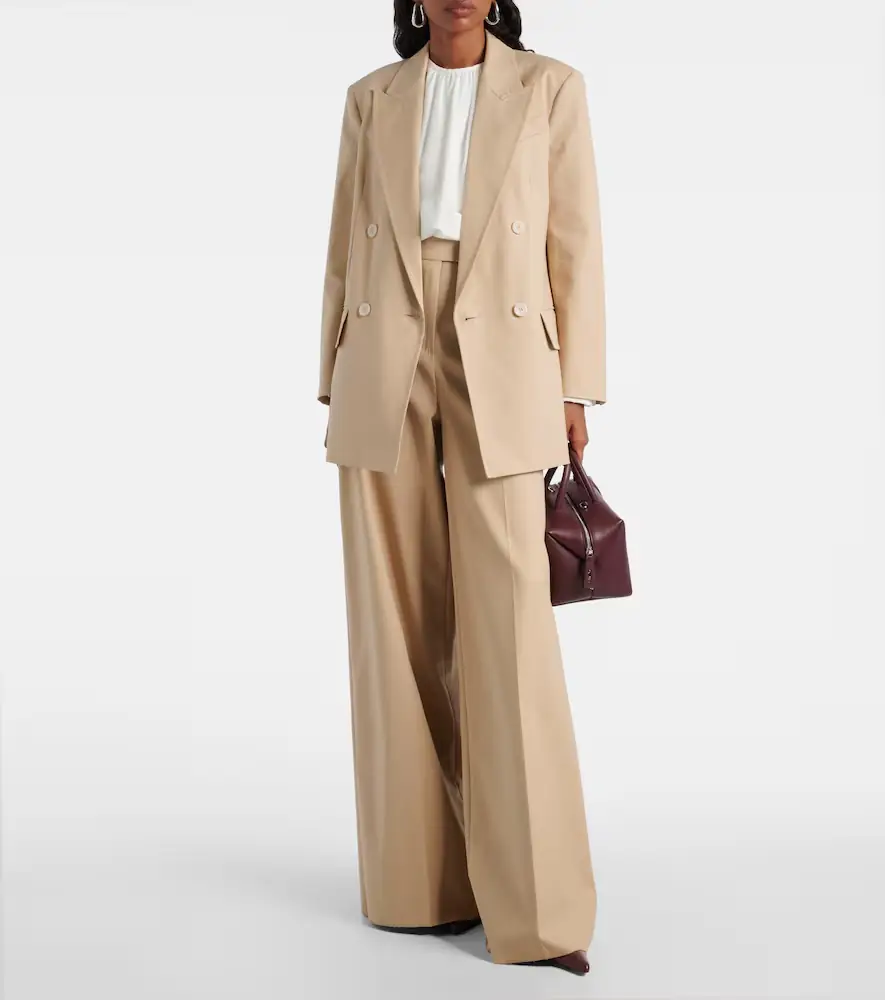 Max Mara Cotton-blend wide-leg pants | Thumbnail 5 Max Mara Cotton-blend wide-leg pants | Thumbnail 5