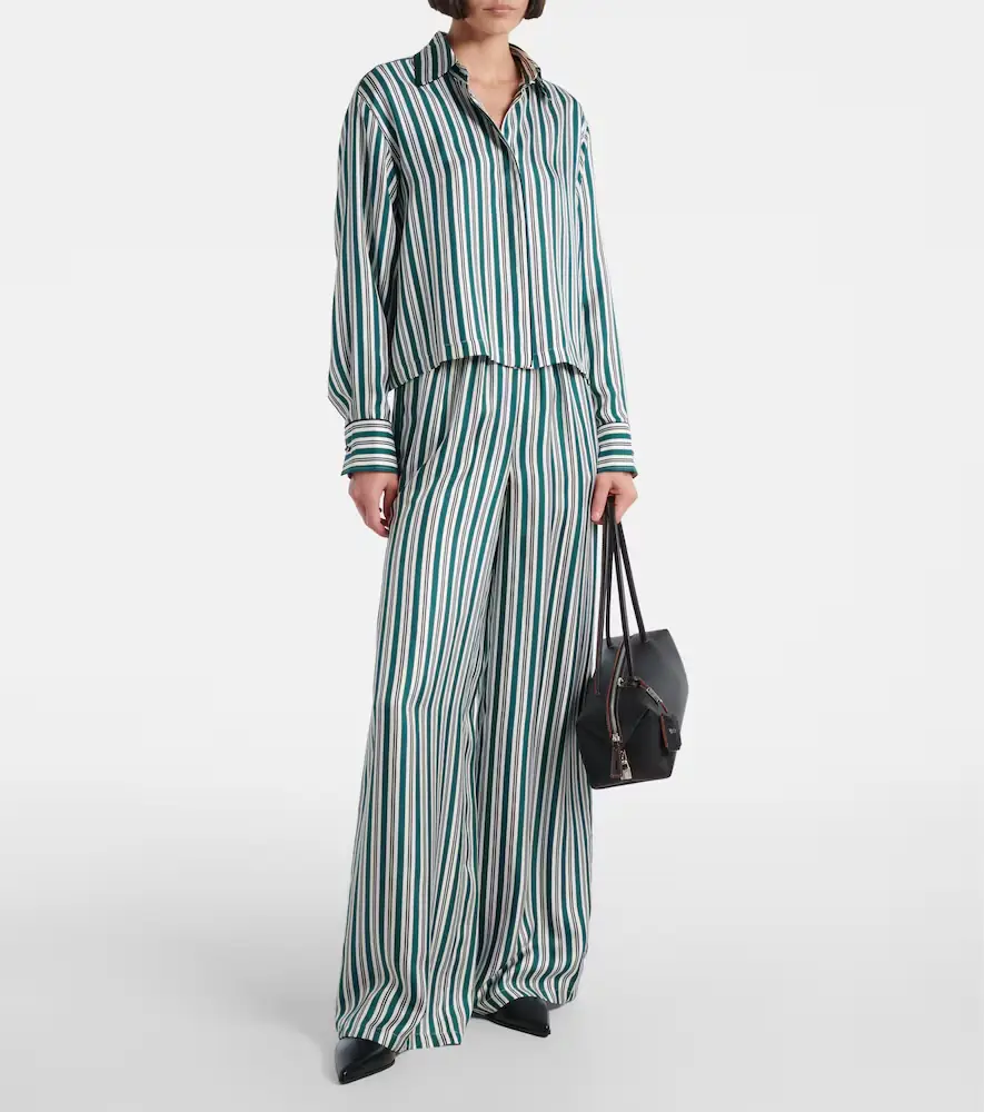 Max Mara Brama striped silk shirt | Thumbnail 2 Max Mara Brama striped silk shirt | Thumbnail 2