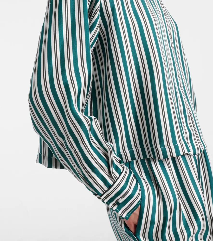 Max Mara Brama striped silk shirt | Thumbnail 3 Max Mara Brama striped silk shirt | Thumbnail 3