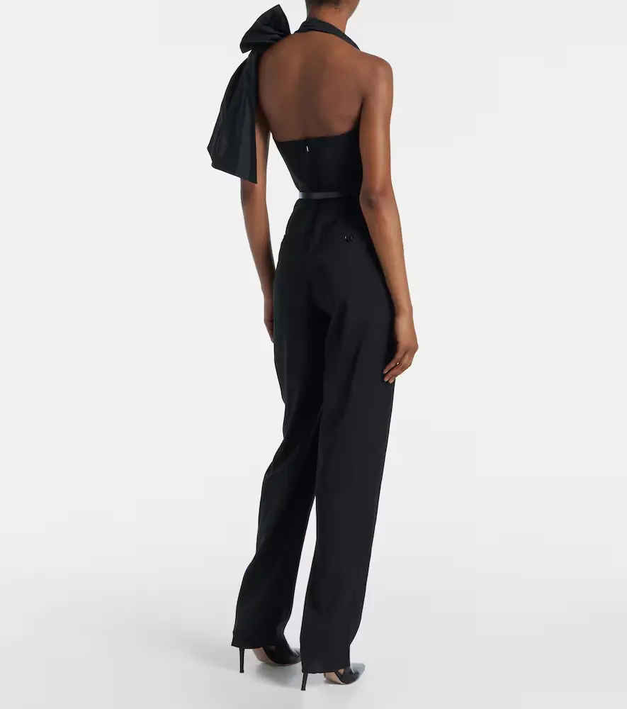 Max Mara Asymmetric virgin wool jumpsuit | Thumbnail 7 Max Mara Asymmetric virgin wool jumpsuit | Thumbnail 7