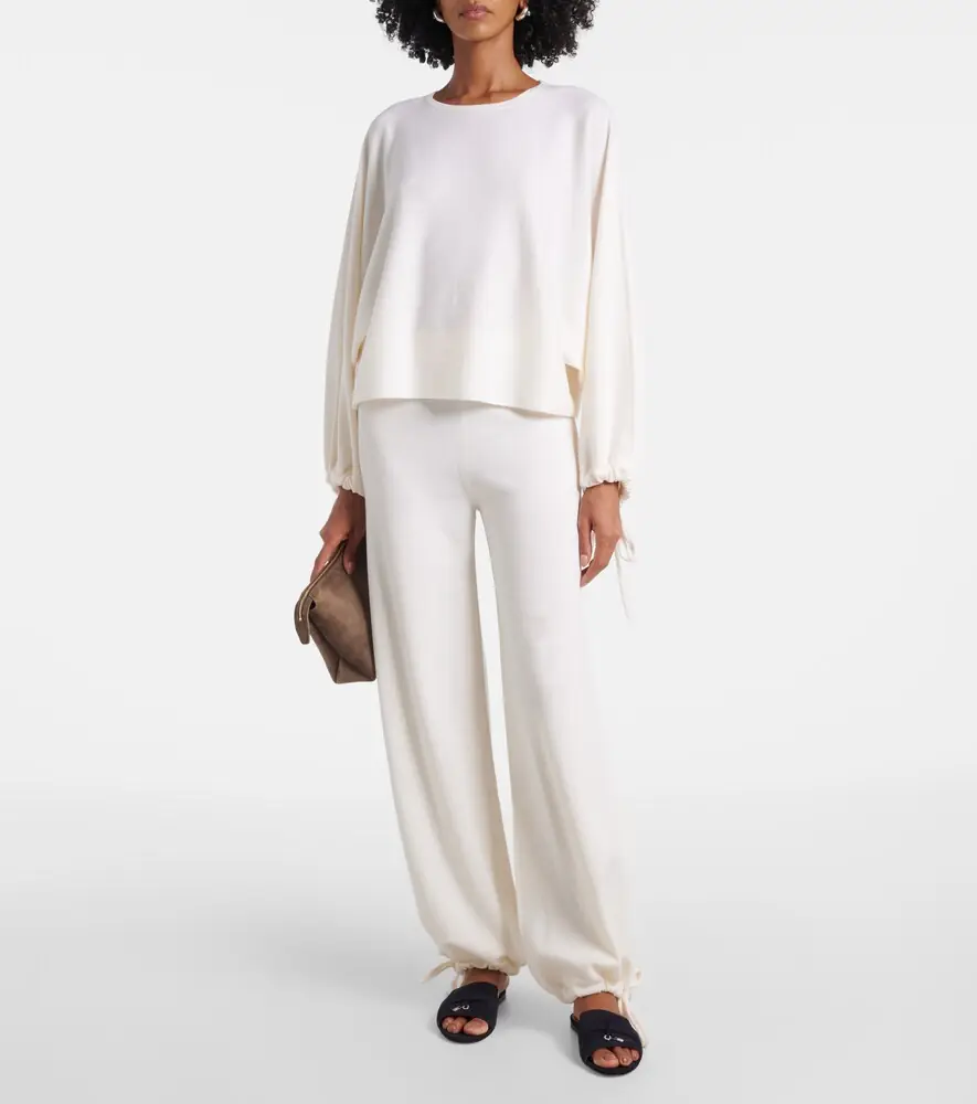 Max Mara Virgin wool wide-leg pants | Thumbnail 2 Max Mara Virgin wool wide-leg pants | Thumbnail 2