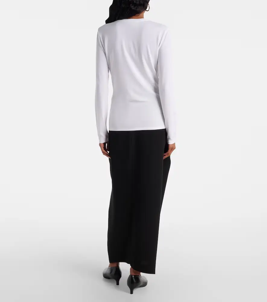 Max Mara Ortensia jersey top | Thumbnail 4 Max Mara Ortensia jersey top | Thumbnail 4