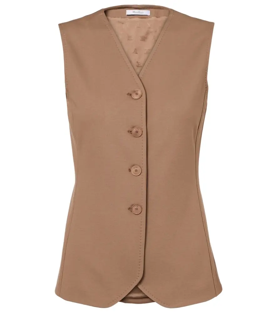 Max Mara Fornovo jersey vest | Image 1 Max Mara Fornovo jersey vest | Image 1