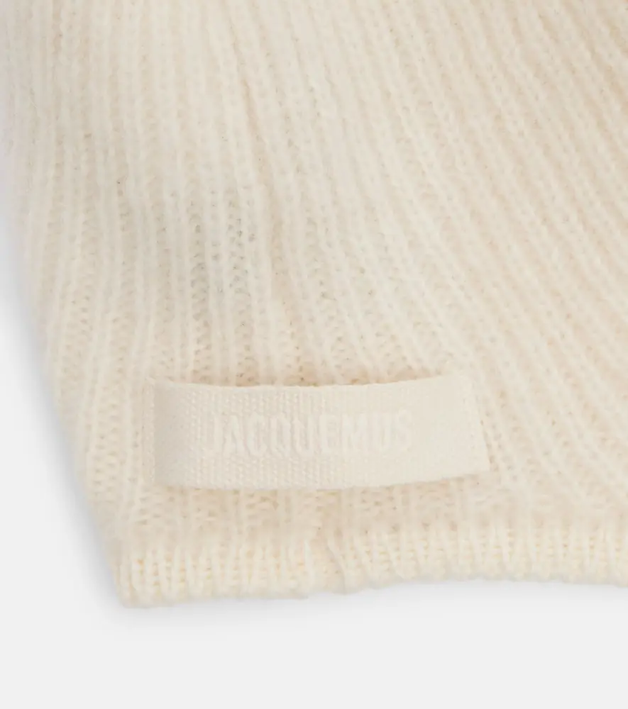 Jacquemus Gros Grain alpaca-blend hood | Thumbnail 3