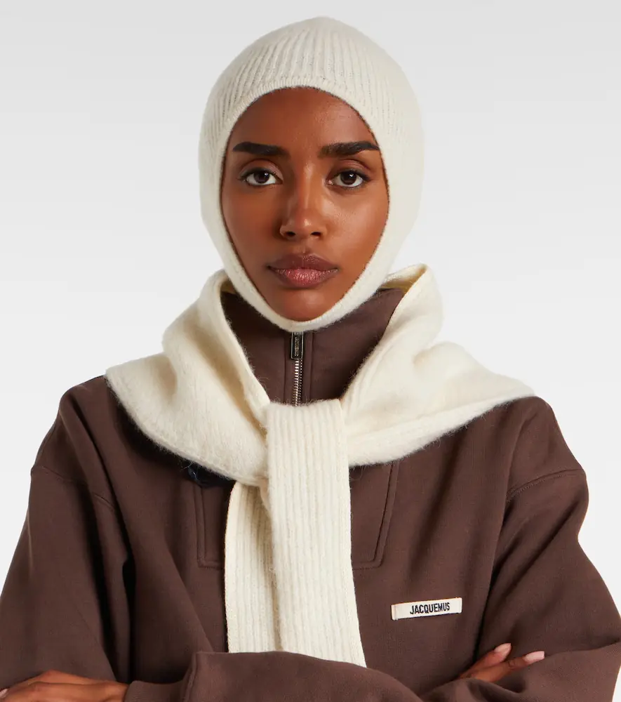 Jacquemus Gros Grain alpaca-blend hood | Thumbnail 4