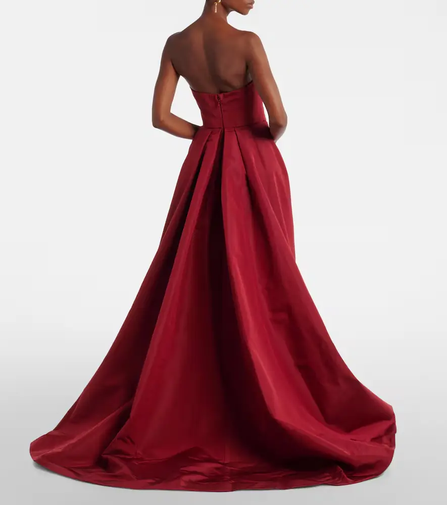 MONIQUE LHUILLIER Silk faille gown | Thumbnail 2