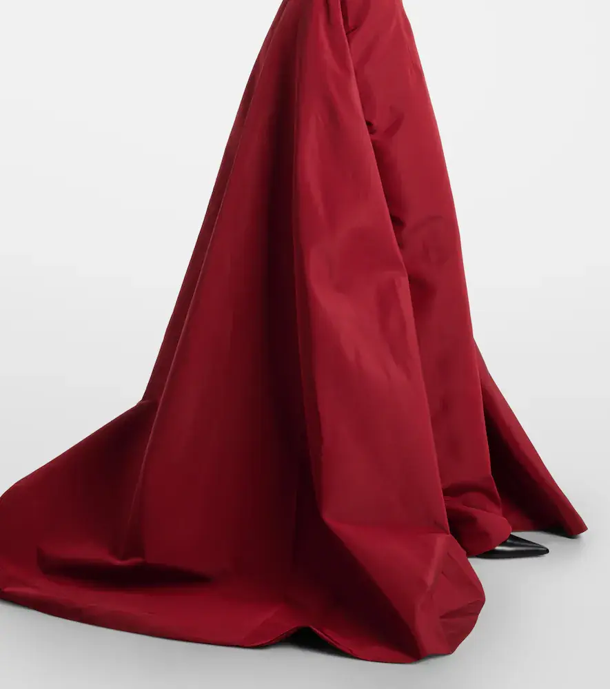MONIQUE LHUILLIER Silk faille gown | Thumbnail 3