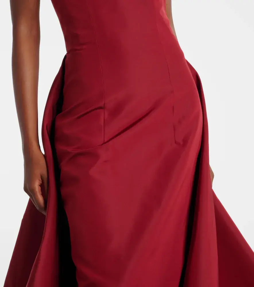 MONIQUE LHUILLIER Silk faille gown | Thumbnail 5