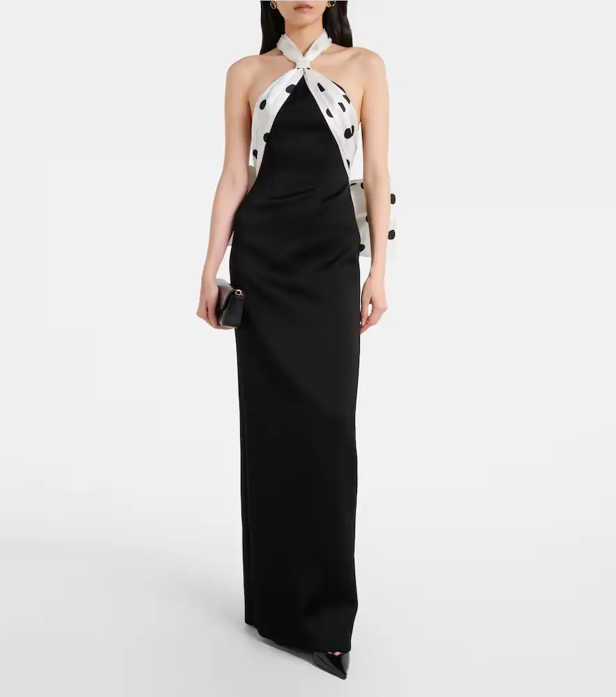 David Koma Polka-dot halterneck gown | Thumbnail 4