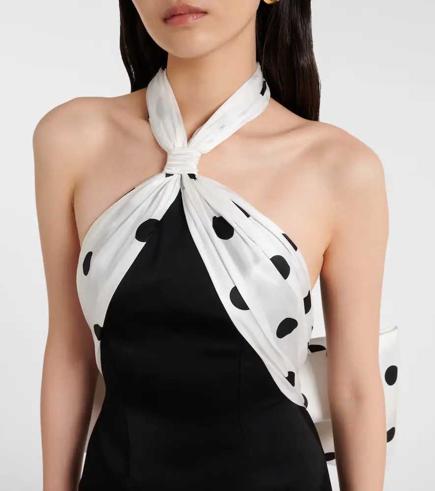 David Koma Polka-dot halterneck gown | Thumbnail 5
