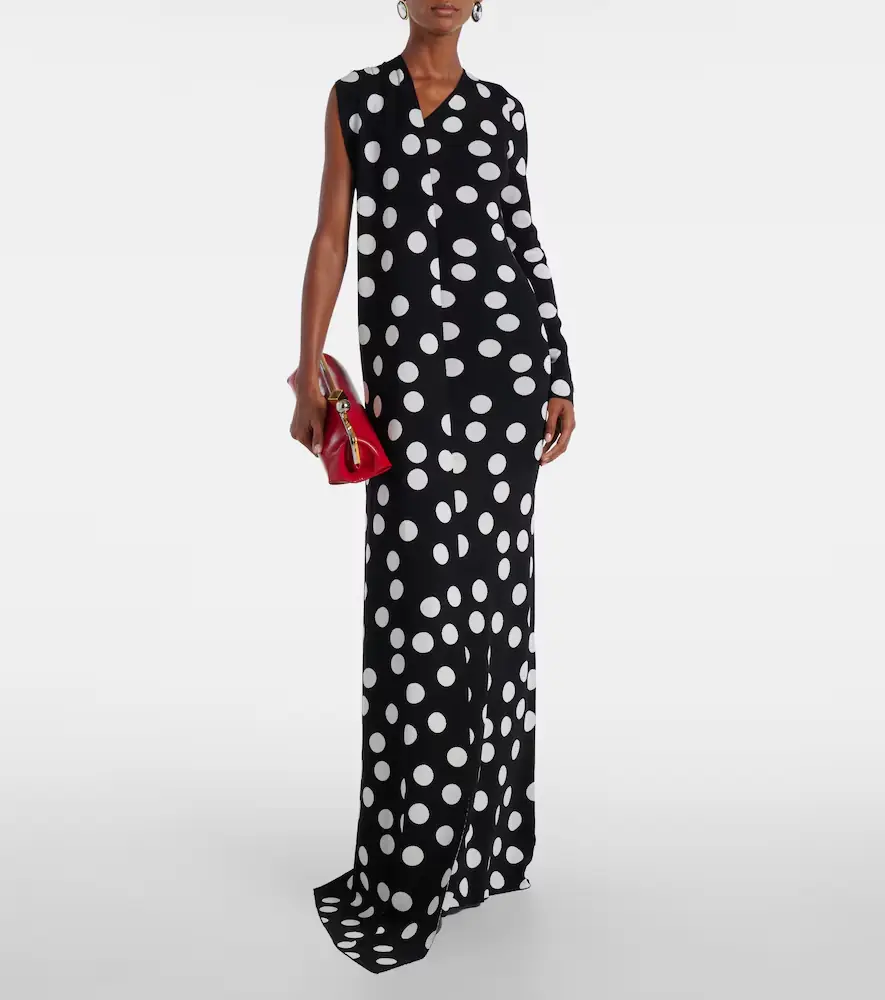 David Koma Polka-dot scarf-detail gown | Thumbnail 2 David Koma Polka-dot scarf-detail gown | Thumbnail 2
