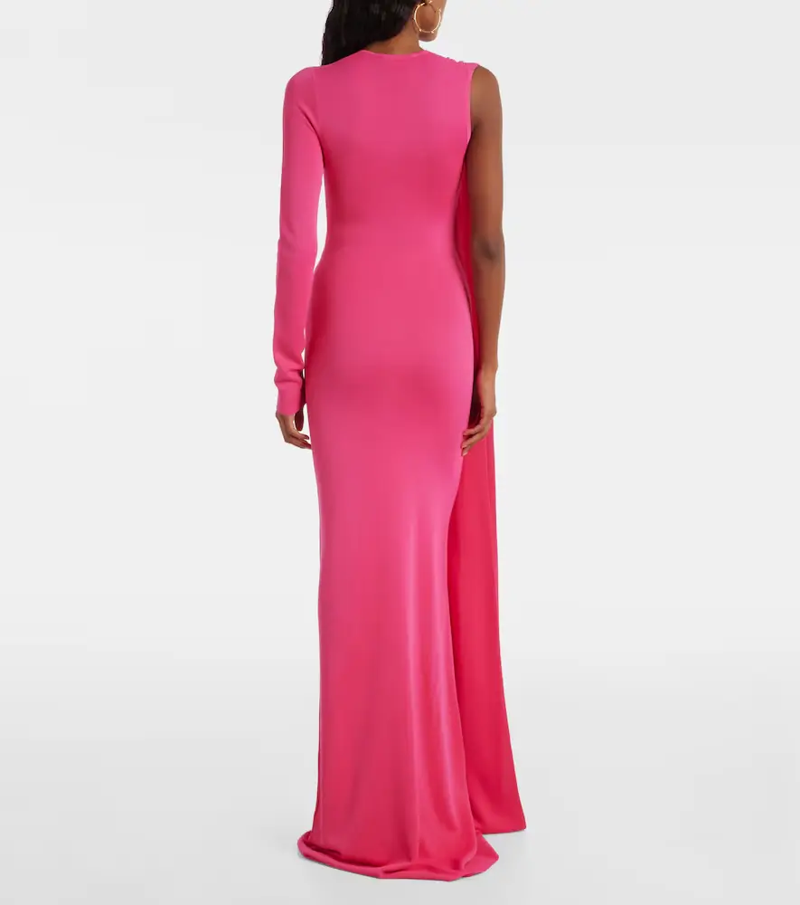 David Koma Scarf-detail jersey gown | Thumbnail 2