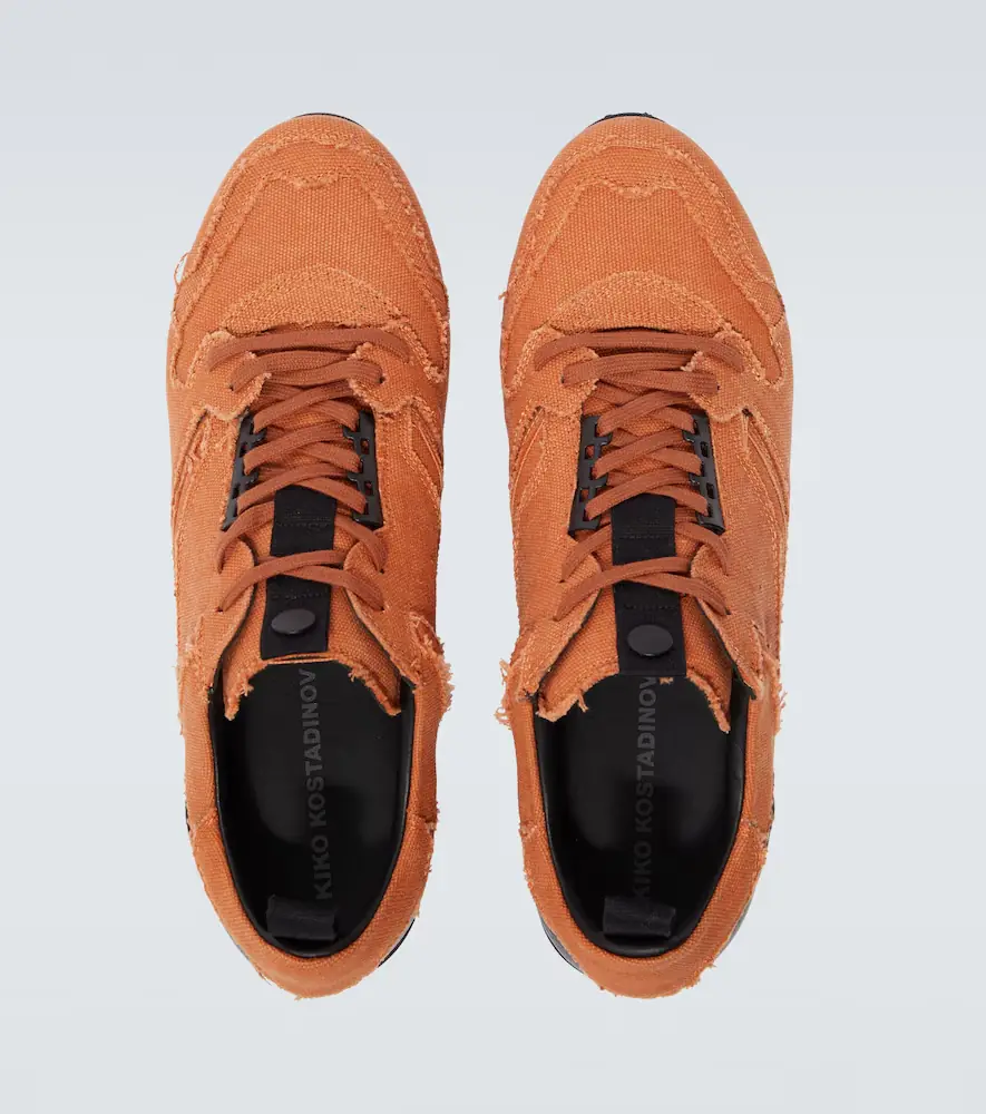 Kiko Kostadinov Ostro distressed canvas sneakers | Thumbnail 3 Kiko Kostadinov Ostro distressed canvas sneakers | Thumbnail 3
