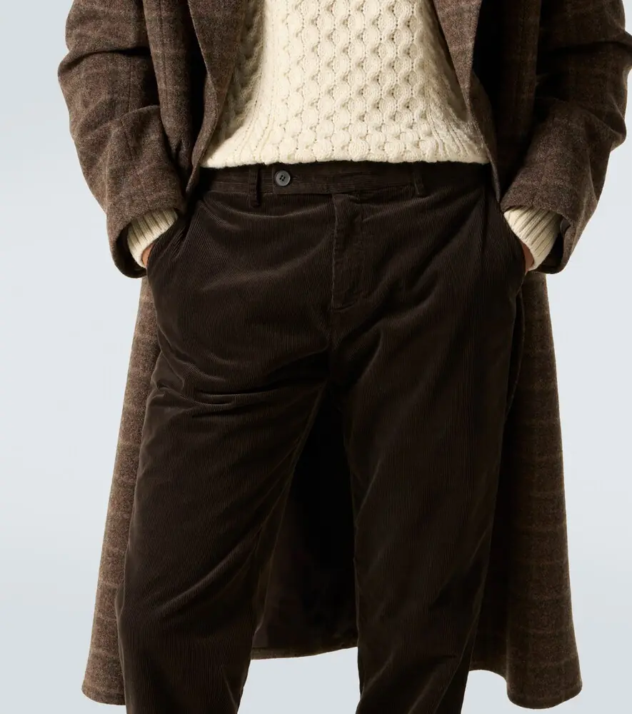 Sunspel Corduroy cotton straight pants | Thumbnail 4 Sunspel Corduroy cotton straight pants | Thumbnail 4