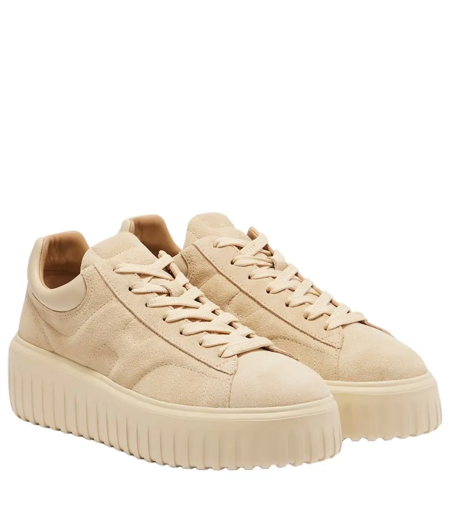Hogan H-Stripes suede platform sneakers | Image 1 Hogan H-Stripes suede platform sneakers | Image 1