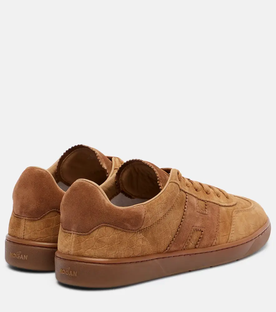 Hogan Cool croc-effect suede sneakers | Thumbnail 3