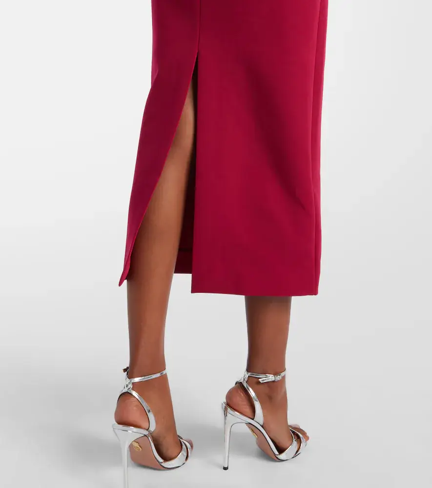 Roland Mouret Belted crêpe midi dress | Thumbnail 2