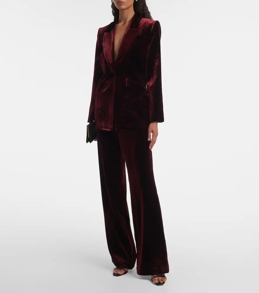 Roland Mouret Velvet wide-leg pants | Thumbnail 2 Roland Mouret Velvet wide-leg pants | Thumbnail 2