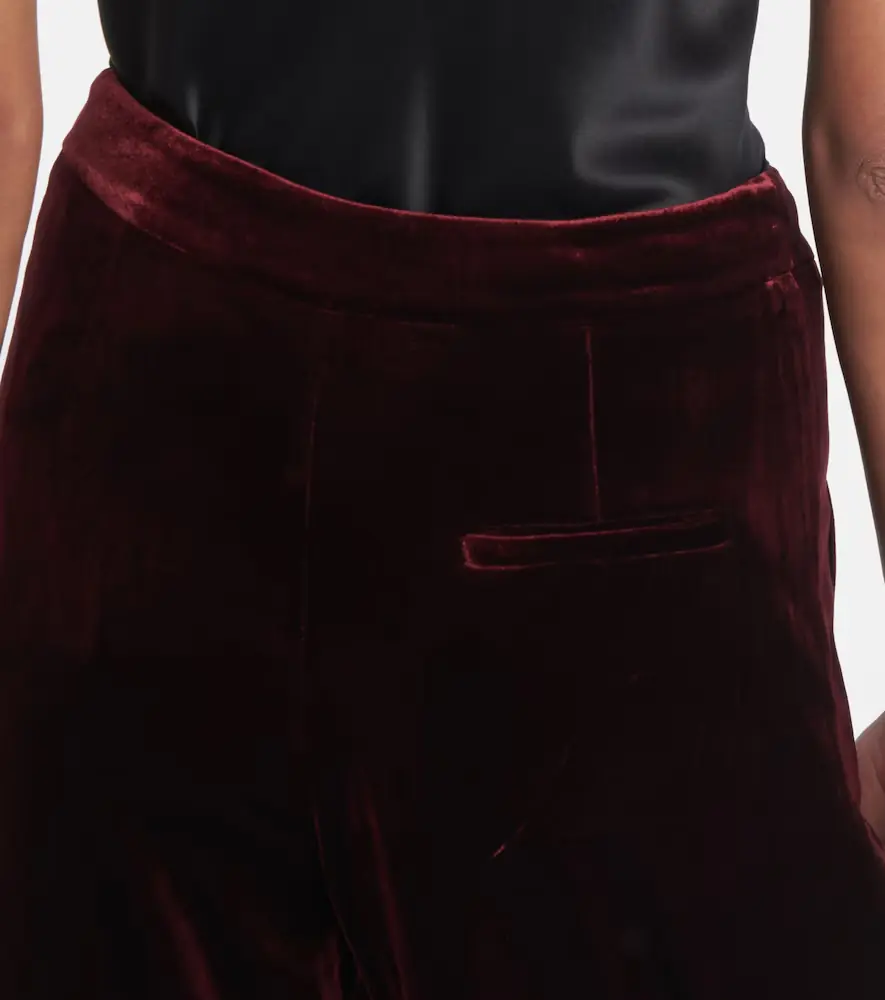Roland Mouret Velvet wide-leg pants | Thumbnail 3 Roland Mouret Velvet wide-leg pants | Thumbnail 3