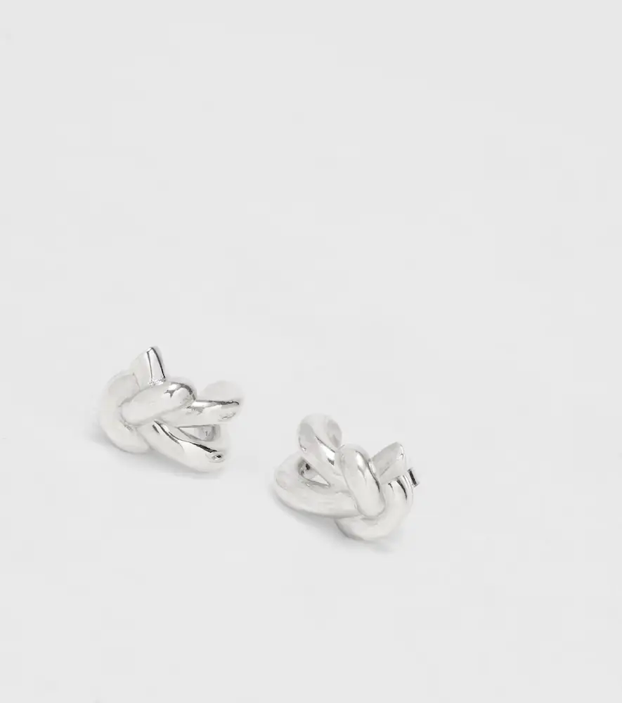 Bottega Veneta Knot sterling silver earrings | Thumbnail 4