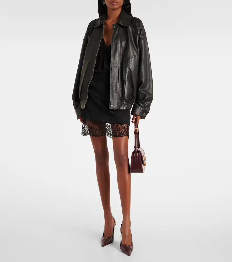 Saint Laurent Babylone Breteuil leather slingback pumps | Thumbnail 5