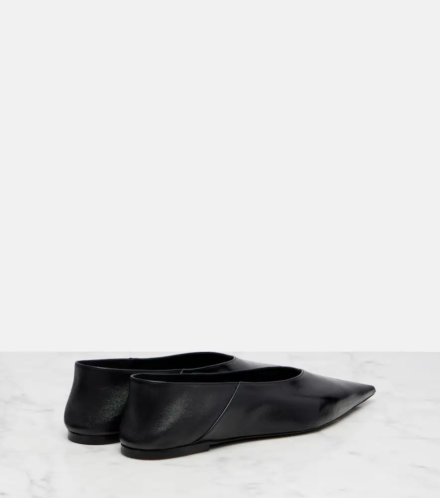 Saint Laurent Carolyn leather ballet flats | Thumbnail 2