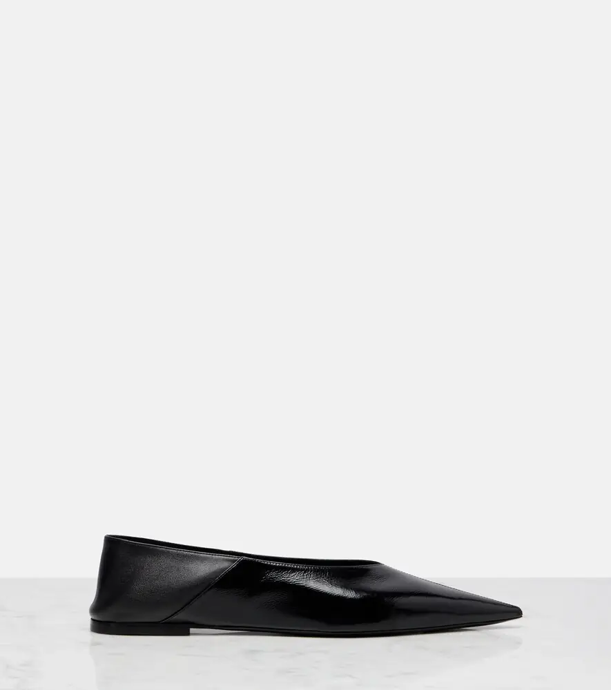 Saint Laurent Carolyn leather ballet flats | Thumbnail 4
