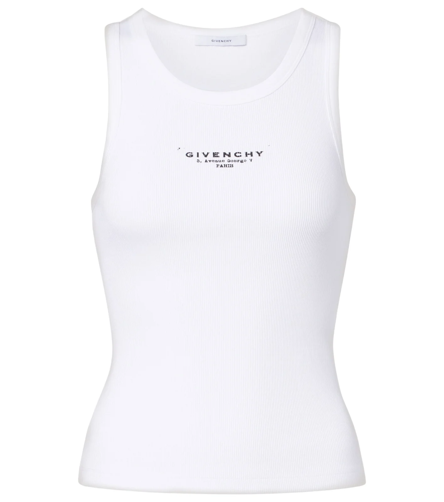 Stamp cotton tank top