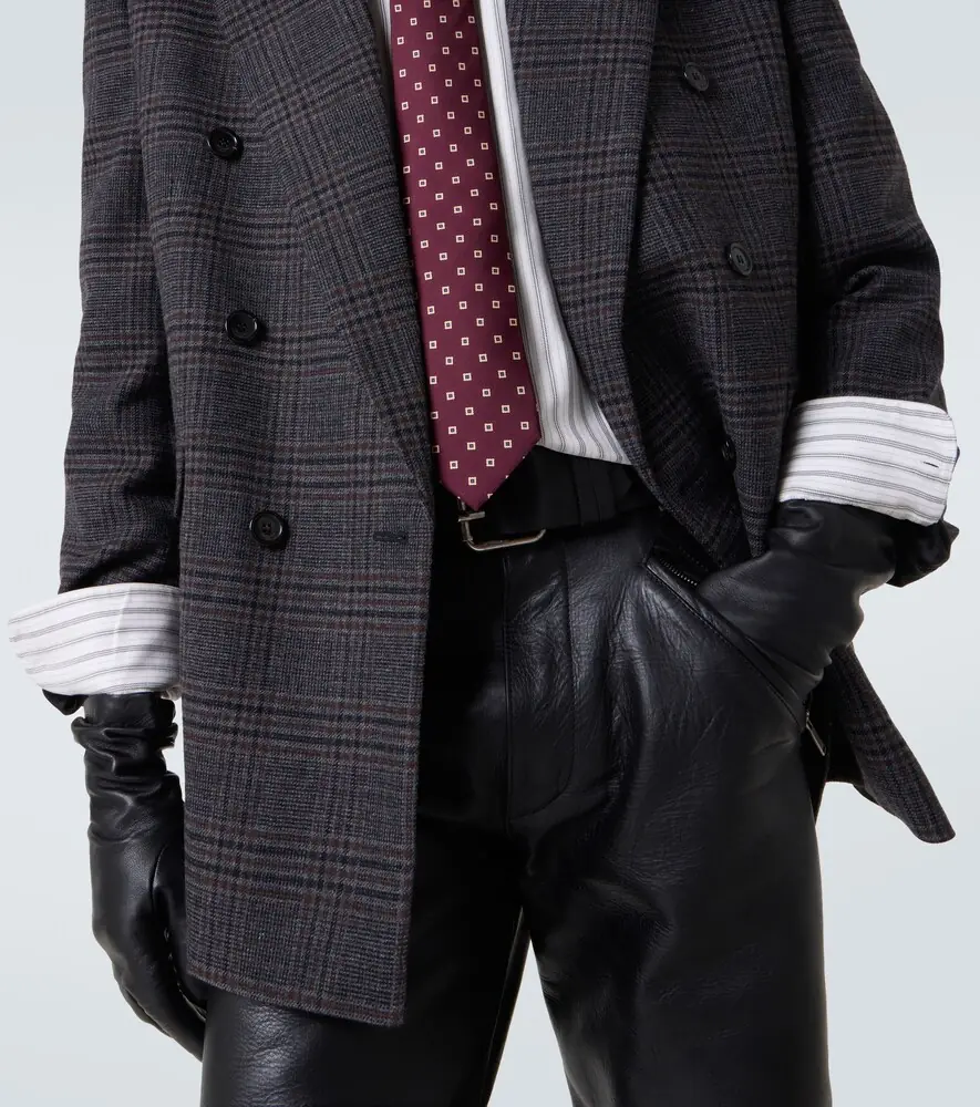 Saint Laurent Checked wool and cashmere blazer | Thumbnail 4 Saint Laurent Checked wool and cashmere blazer | Thumbnail 4