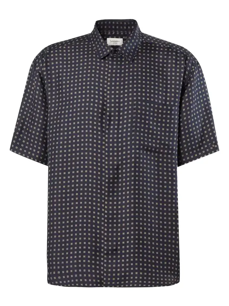 Saint Laurent Printed silk shirt