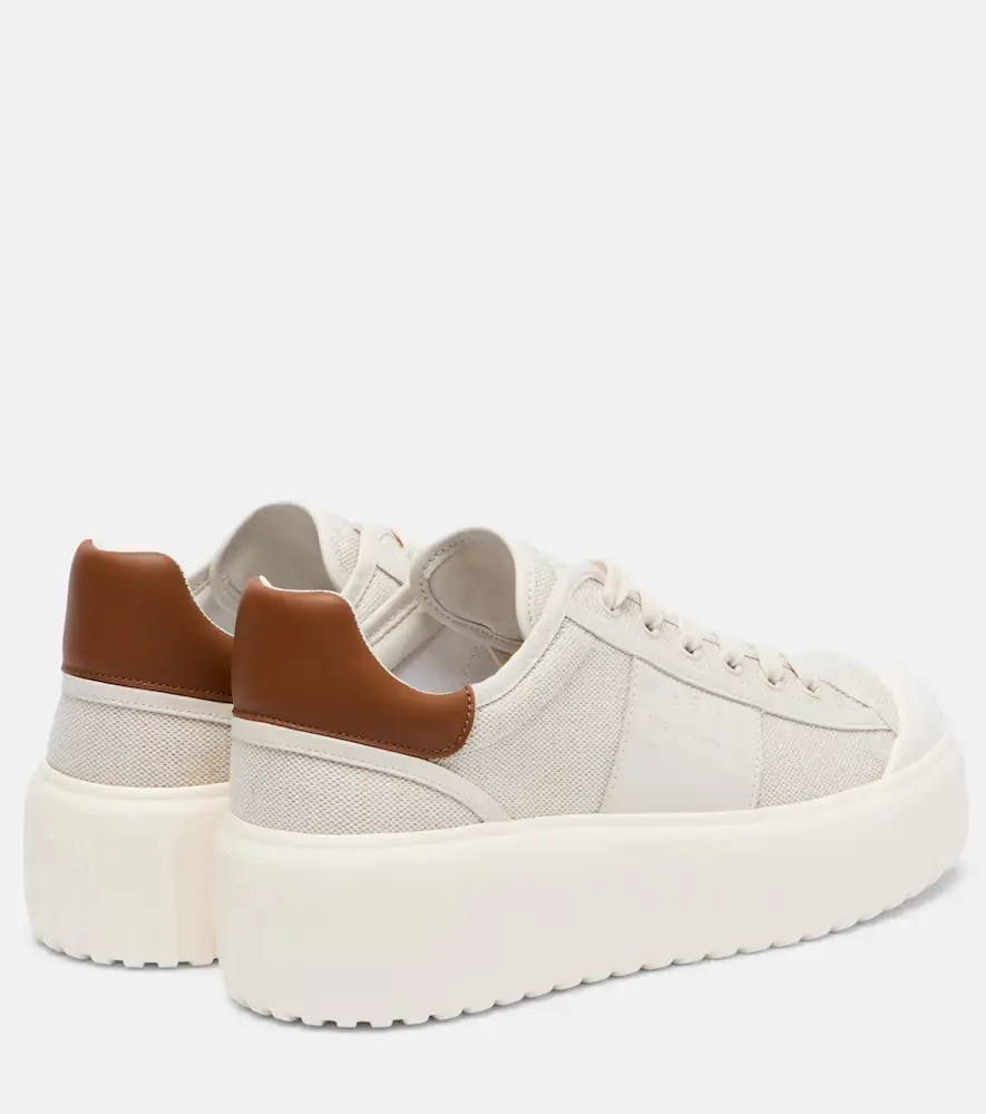 Hogan H-stripes canvas and leather sneakers | Thumbnail 3 Hogan H-stripes canvas and leather sneakers | Thumbnail 3