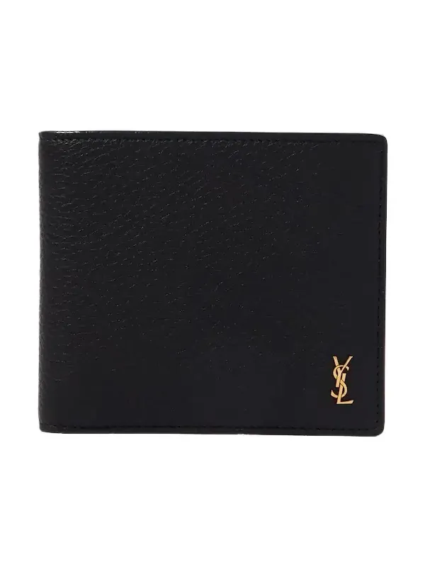 Saint Laurent Tiny Cassandre East/West leather wallet