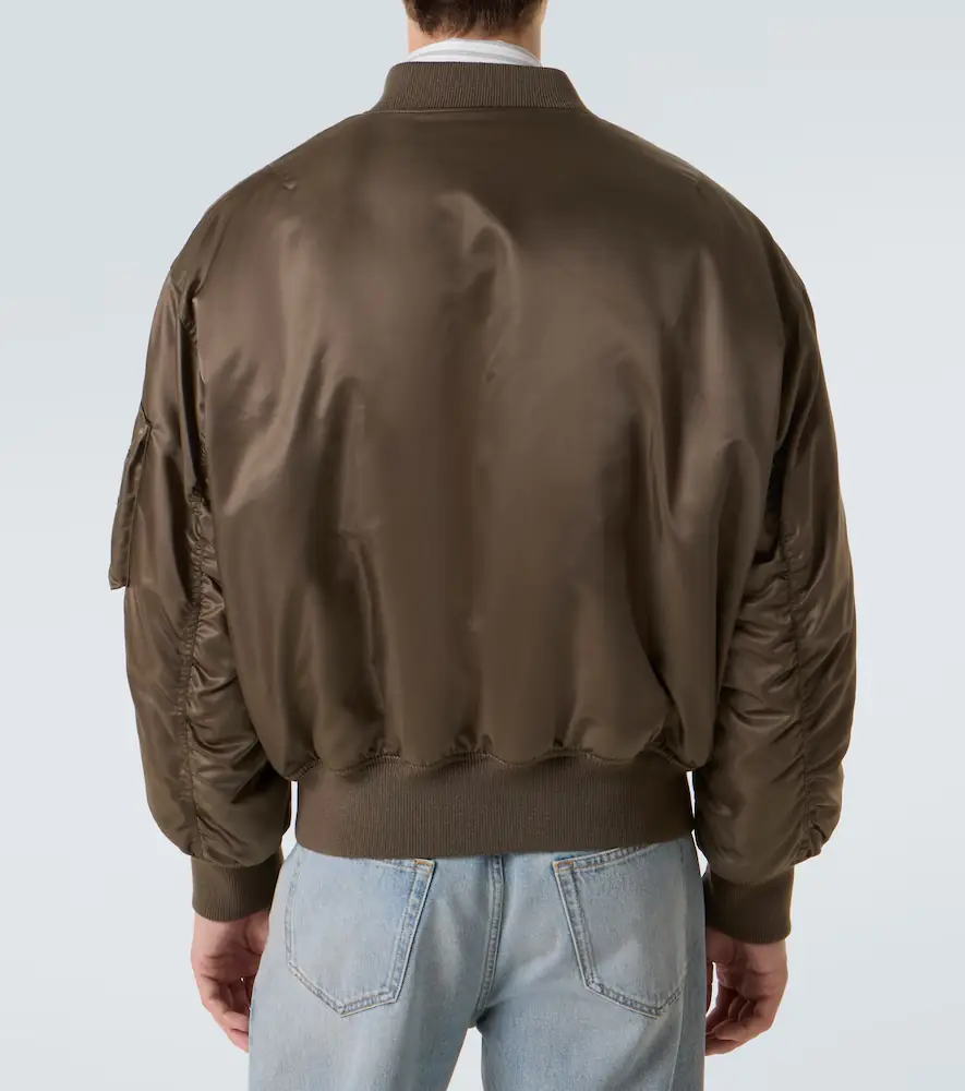 Saint Laurent Padded twill bomber jacket | Thumbnail 5 Saint Laurent Padded twill bomber jacket | Thumbnail 5