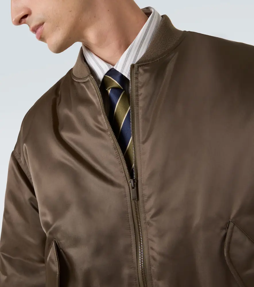 Saint Laurent Padded twill bomber jacket | Thumbnail 7 Saint Laurent Padded twill bomber jacket | Thumbnail 7