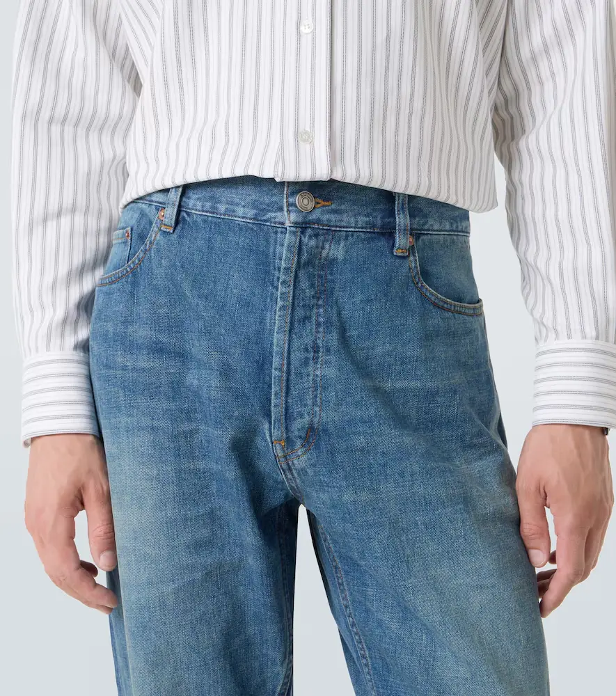 Saint Laurent Mick mid-rise straight jeans | Thumbnail 2 Saint Laurent Mick mid-rise straight jeans | Thumbnail 2