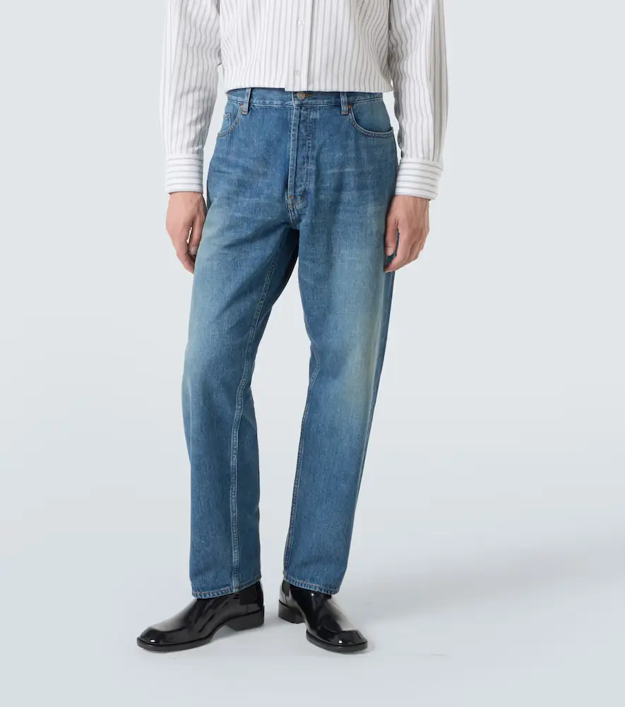 Saint Laurent Mick mid-rise straight jeans | Thumbnail 3 Saint Laurent Mick mid-rise straight jeans | Thumbnail 3