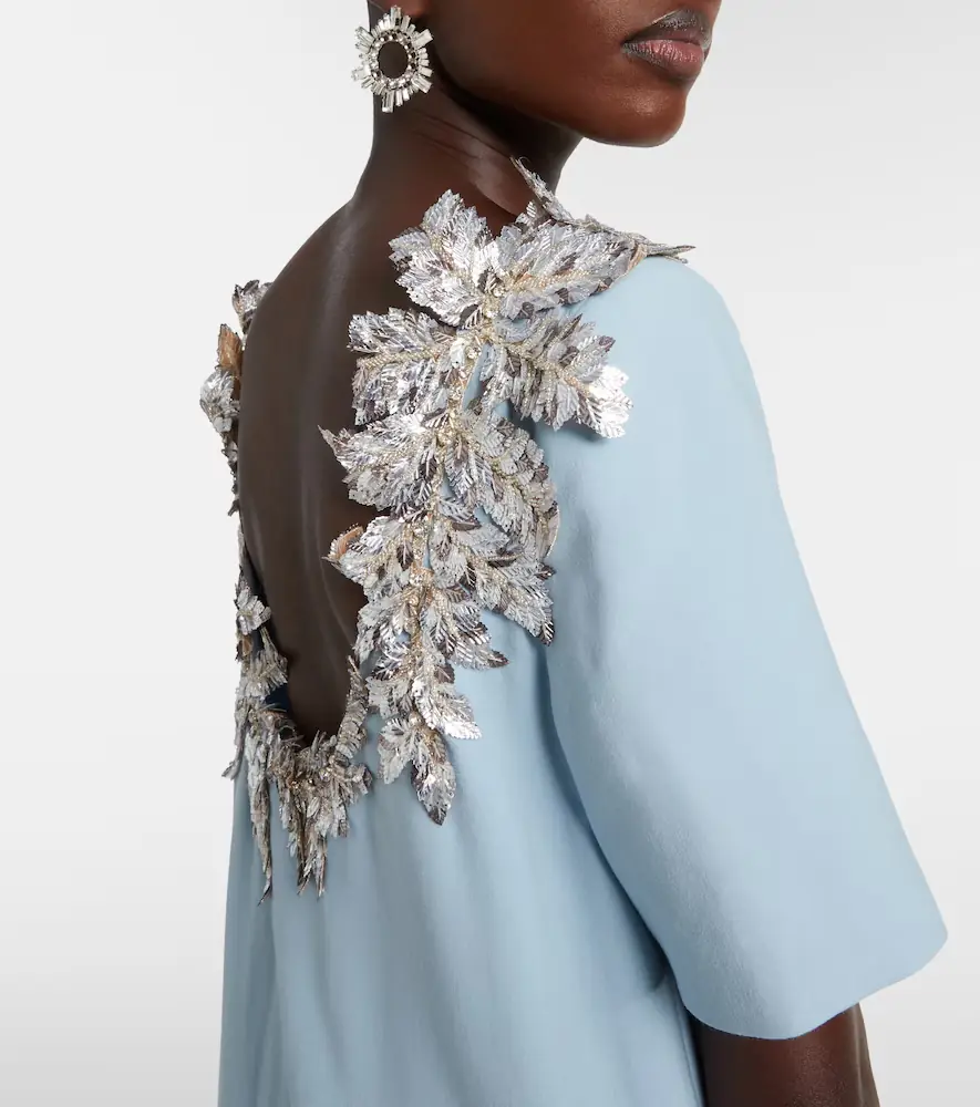 Oscar de la Renta Fern sequined wool-blend gown | Thumbnail 2 Oscar de la Renta Fern sequined wool-blend gown | Thumbnail 2
