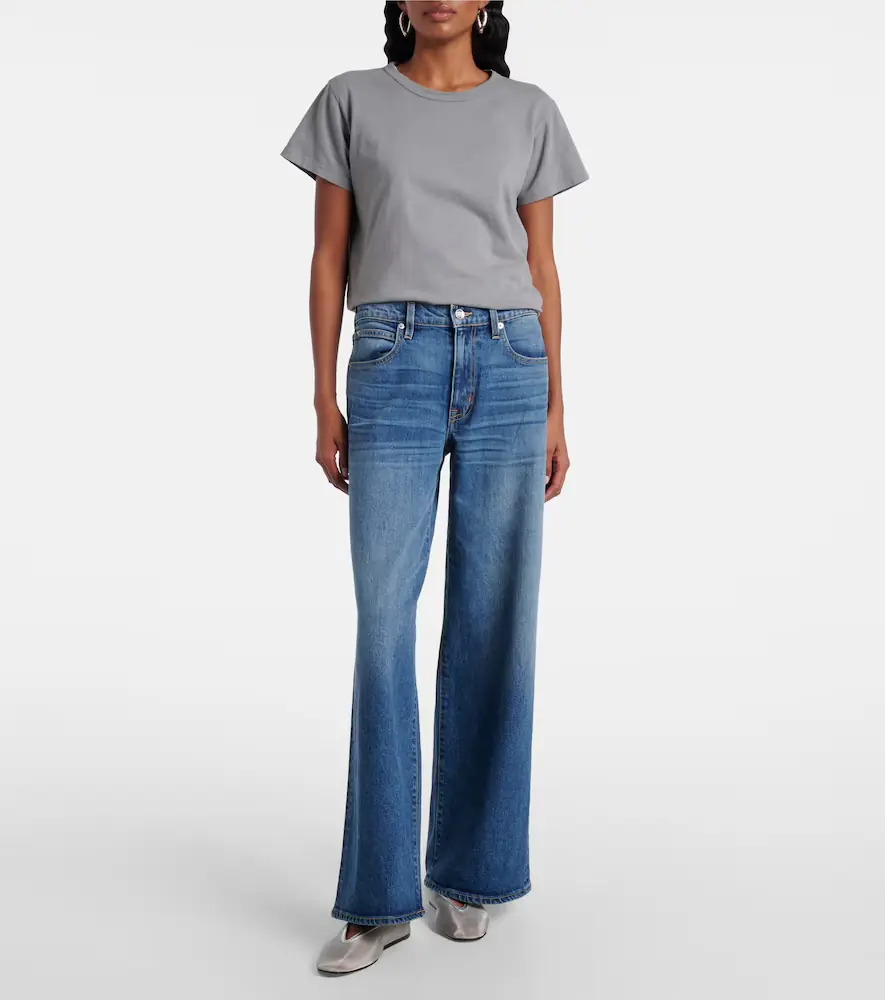 SLVRLAKE Selena mid-rise wide-leg jeans | Thumbnail 3