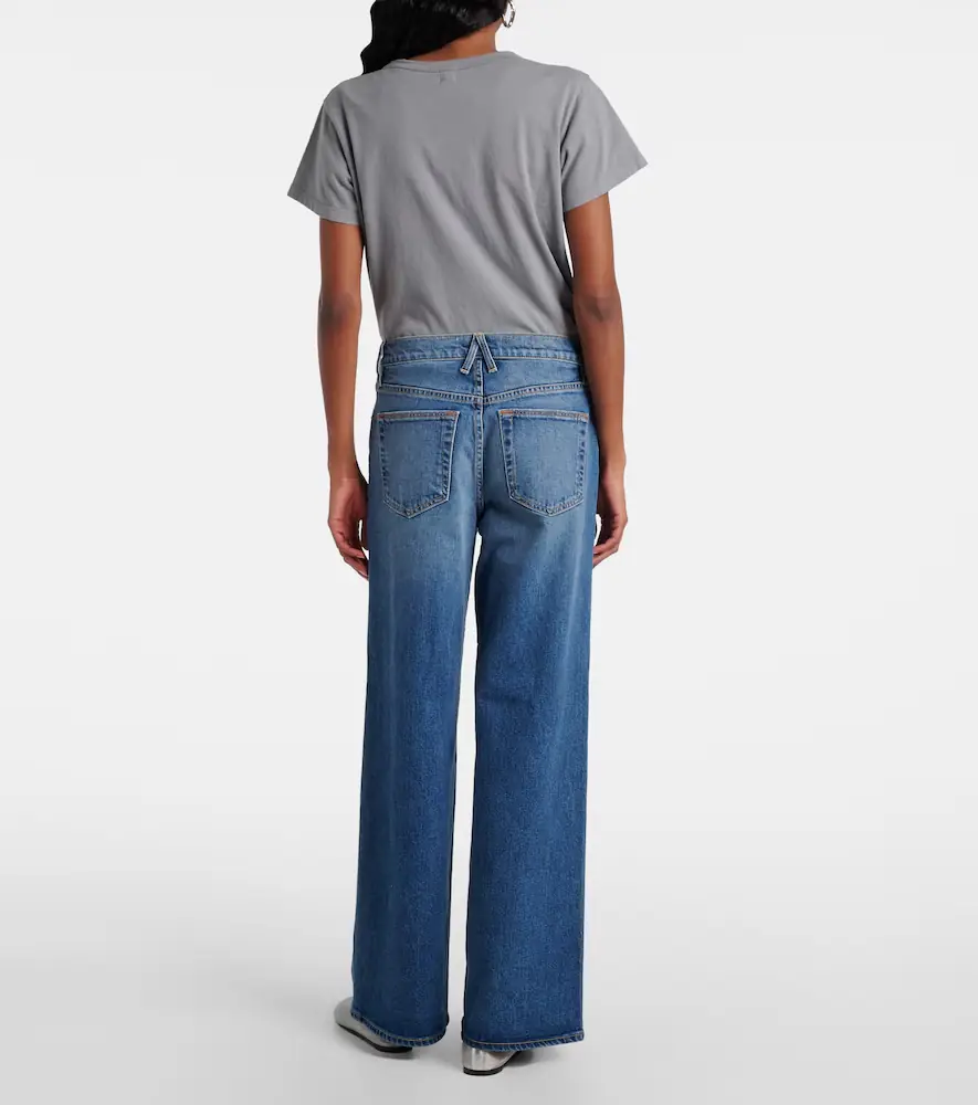 SLVRLAKE Selena mid-rise wide-leg jeans | Thumbnail 4