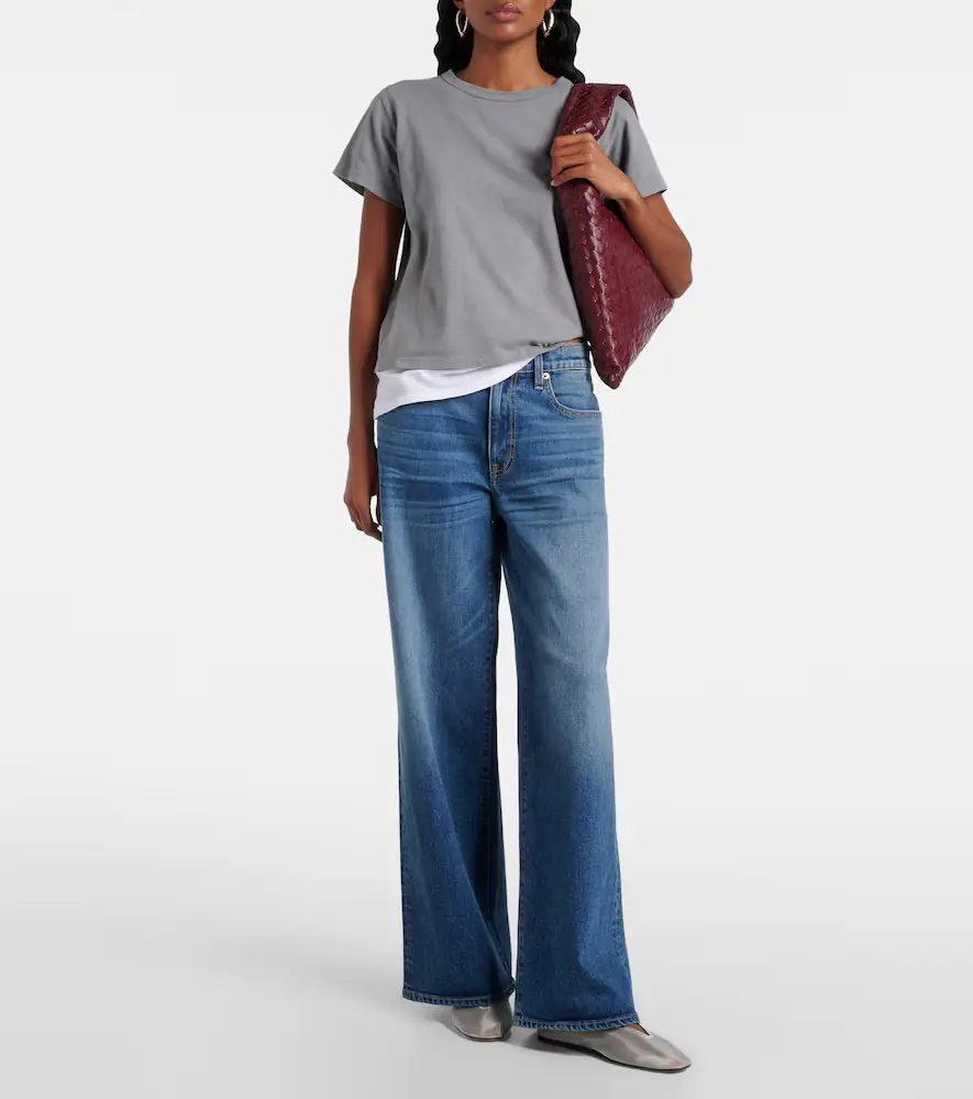 SLVRLAKE Selena mid-rise wide-leg jeans | Thumbnail 5