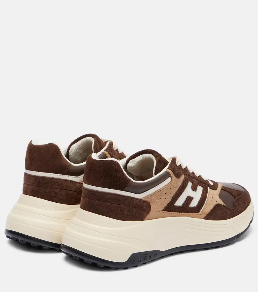 Hogan H669 suede and leather sneakers | Thumbnail 2