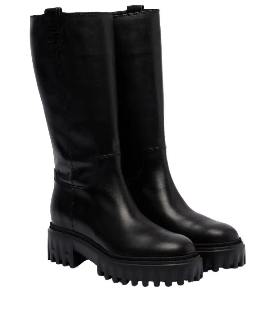Hogan H700 leather mid-calf boots | Image 1 Hogan H700 leather mid-calf boots | Image 1