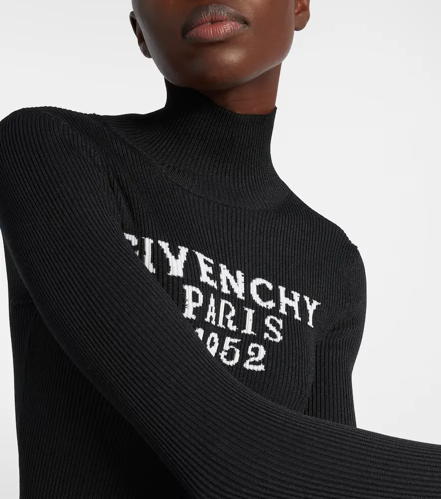 Givenchy Logo ribbed-knit bodysuit | Thumbnail 2 Givenchy Logo ribbed-knit bodysuit | Thumbnail 2