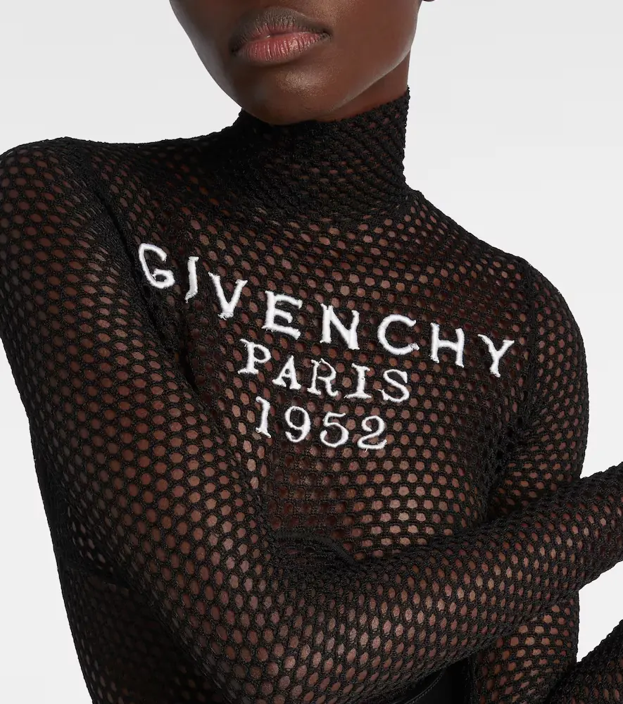 Givenchy Logo mesh bodysuit | Thumbnail 4