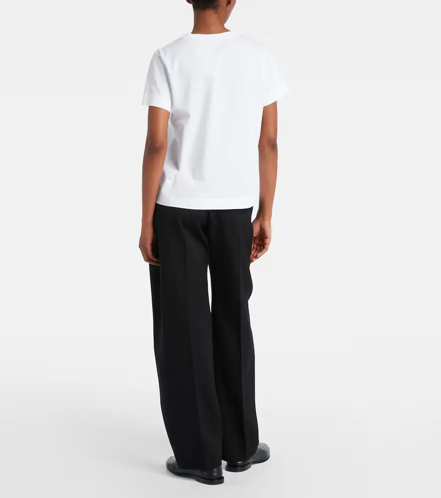 Givenchy Distressed printed cotton jersey T-shirt | Thumbnail 4