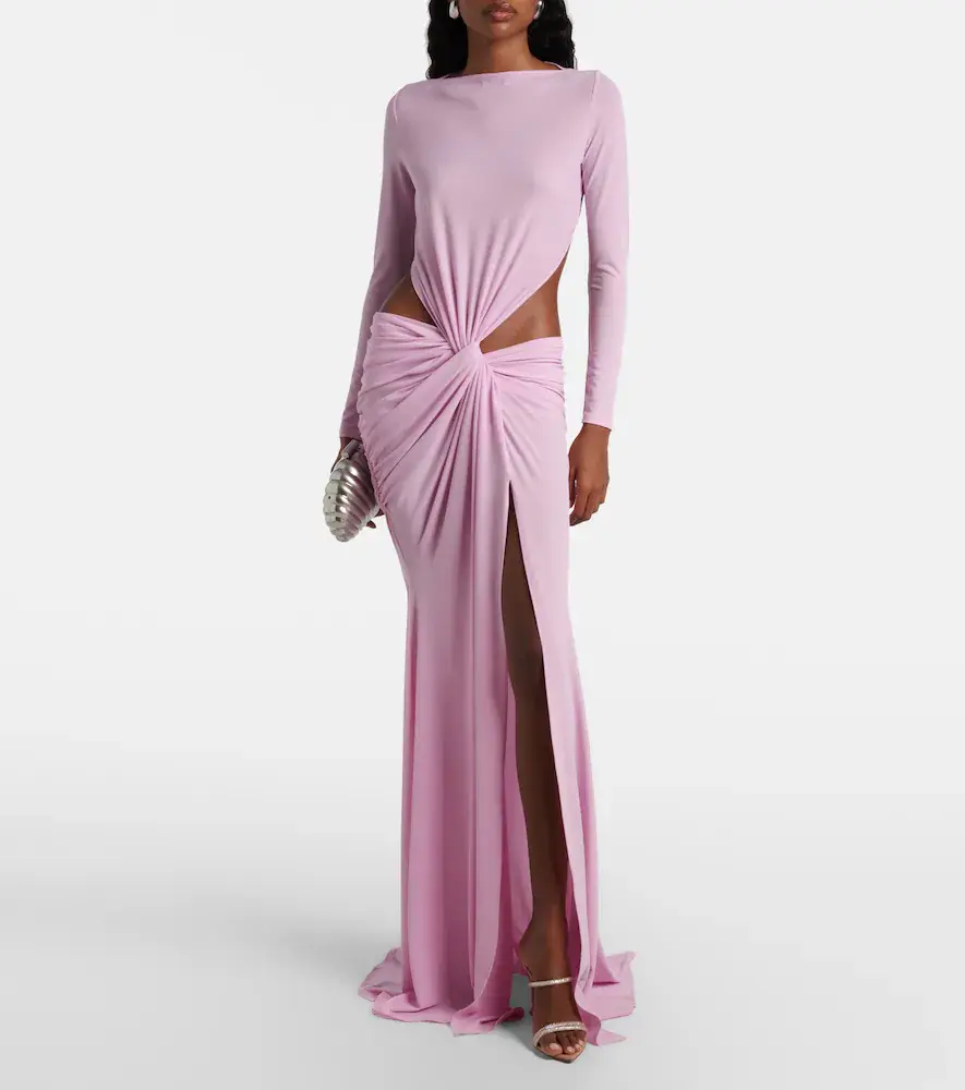 Alex Perry Gathered crêpe jersey gown | Thumbnail 2
