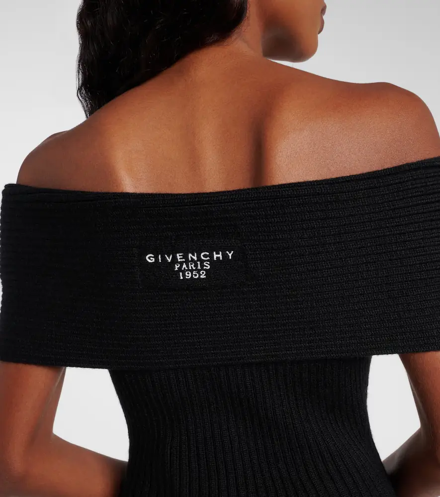 Givenchy Ribbed-knit wool and alpaca-blend minidress | Thumbnail 4 Givenchy Ribbed-knit wool and alpaca-blend minidress | Thumbnail 4